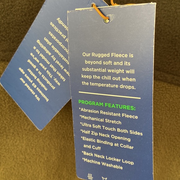 NWT HAWKE&CO MEN’S FLEECE JACKET - Picture 6 of 11